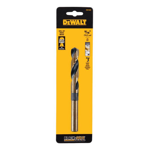 DeWalt DW1620 Reduced Shank High Speed Steel Drill Bit 9/16"X6"