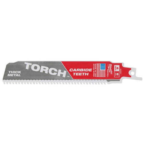 Milwaukee Sawzall Reciprocating Saw Blade, 7 TPI, 6" L