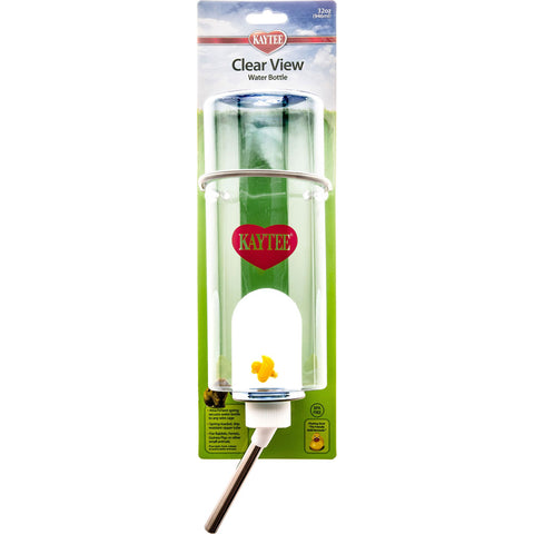 Kaytee Clear View Plastic Water Bottle 32 OZ