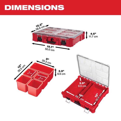 Milwaukee Packout 11Com Organizer