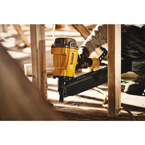 DeWalt 28-Degree Wire Weld Framing Nailer, 70 - 120 PSI