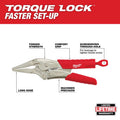 Milwaukee Torque Lock Long Nose Pliers, 9 Inch