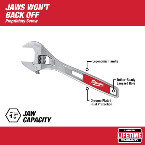 Milwaukee 10" ADJ Wrench