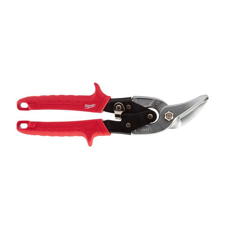 Milwaukee Offset Aviation Snip Set, Red, 10" L
