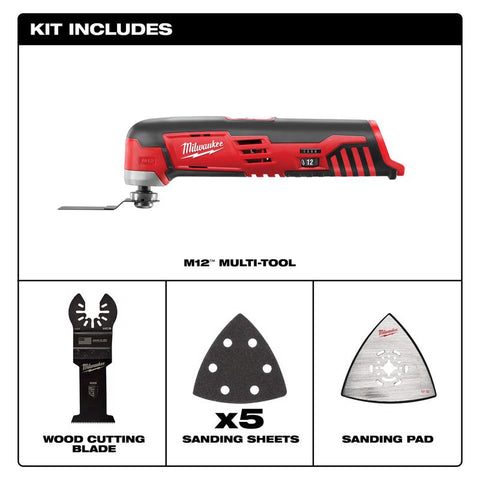 Milwaukee Cordless Oscillating Multi-Tool, 12 V