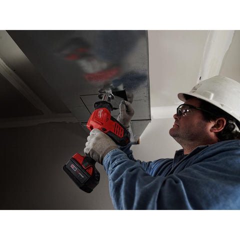 Milwaukee M18 Hackzall Cordless Reciprocating Saw, Red & Black