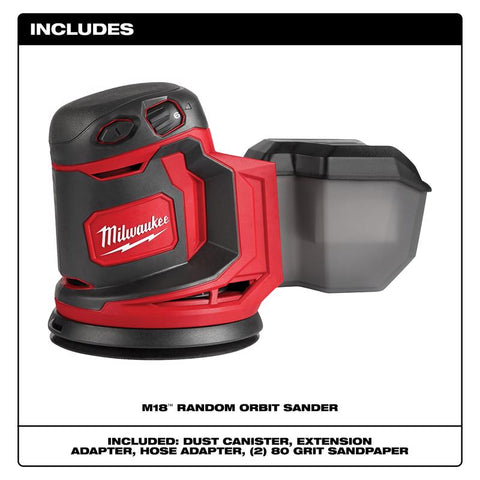 Milwaukee M18 5" Orbit Sander