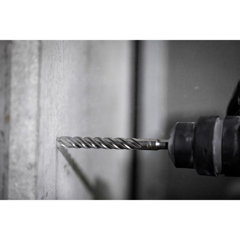 Milwaukee 4-Cutter SDS-Plus Rotary Hammer Drill Bit, 6" L