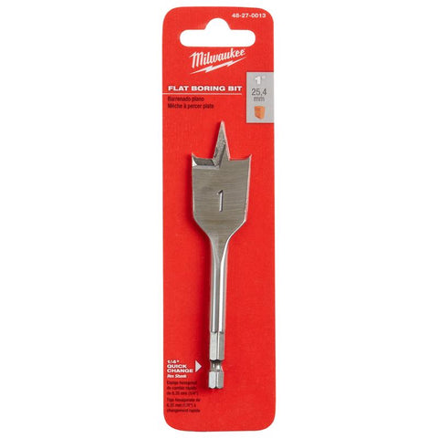Milwaukee 1" Flat Boring Bit