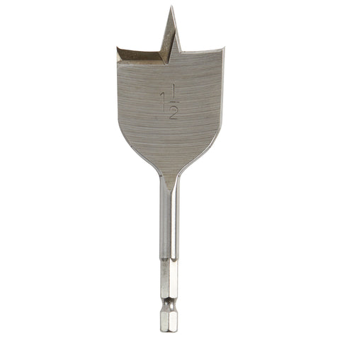 Milwaukee 1-1/2" Flat Boring Bit