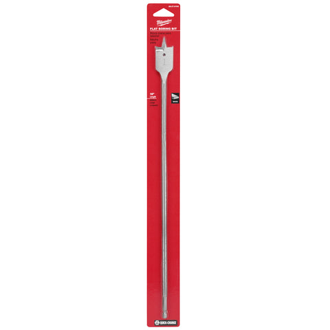 Milwaukee 48-27-0195 Flat Boring Spade Bit, 1" x 16"
