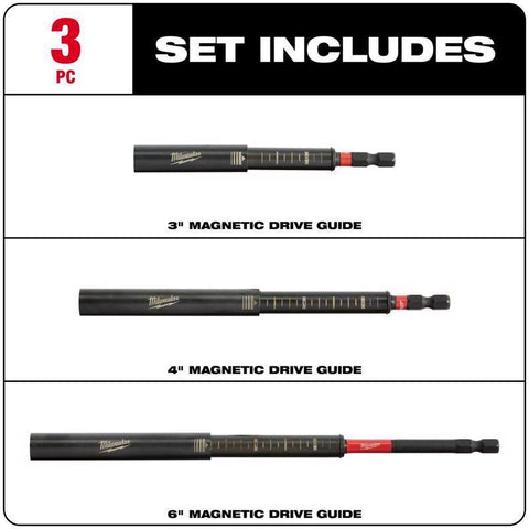 Milwaukee Shockwave Magnetic Impact Drive Guide Set
