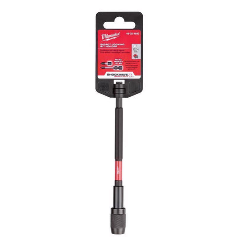Milwaukee Shockwave Impact Locking Bit Holder, 6" L