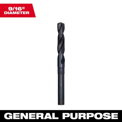 Milwaukee Silver & Demming Black Oxide Drill Bit, 9/16"