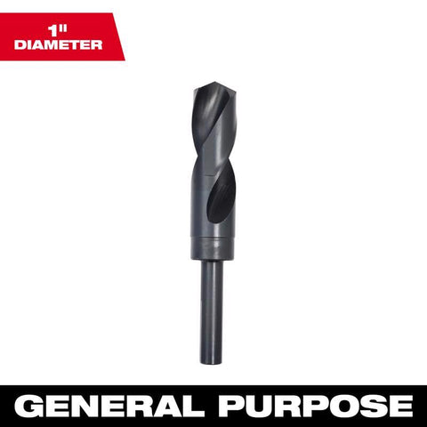 Milwaukee S & D Black Oxide Drill Bit, 1"