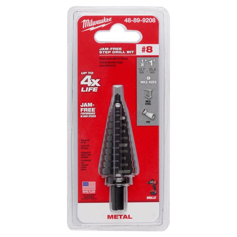 Milwaukee 1/2x1" Step Drill Bit