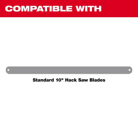 Milwaukee Compact Hack Saw, 10" Blade Length