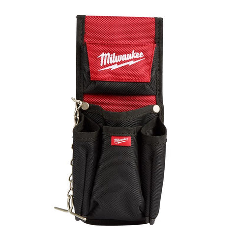 Milwaukee Compact Utility Pouch, 7 Pocket, Red & Black