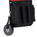 Milwaukee 9-Pocket Utility Pouch, Ballistic Nylon, Red & Black