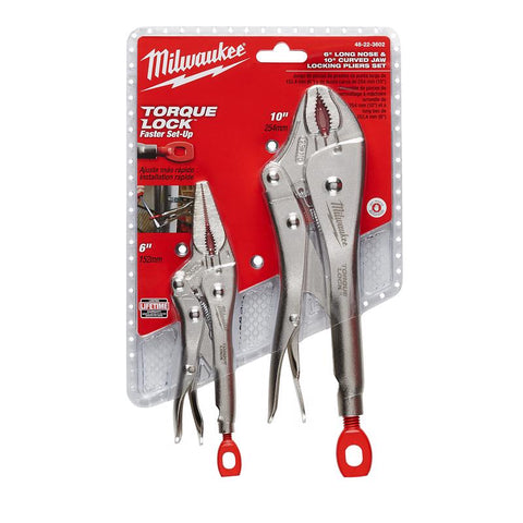 Milwaukee Torque Lock Locking Plier Set, Silver