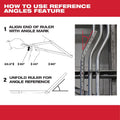 Milwaukee Engineer's Composite Folding Rule, 6-1/2' L