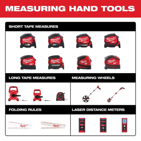 Milwaukee Engineer's Composite Folding Rule, 6-1/2' L