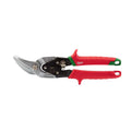Milwaukee Right Serrated Offset Aviation Snip, Red & Black, 10" L