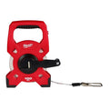 Milwaukee Open Reel Long Tape Measure, Red, 100' L