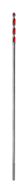 Milwaukee Bellhanger Bit, High Speed Steel, 18" L x 1/4" Dia