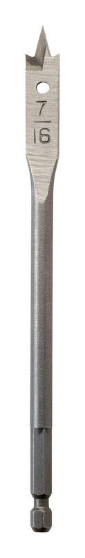 Milwaukee Flat Boring Spade Bit, 7/16" x 6"