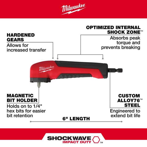 Milwaukee RT Angle Adapter