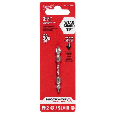 Milwaukee PH2/Sl1/4" DBL End Bit
