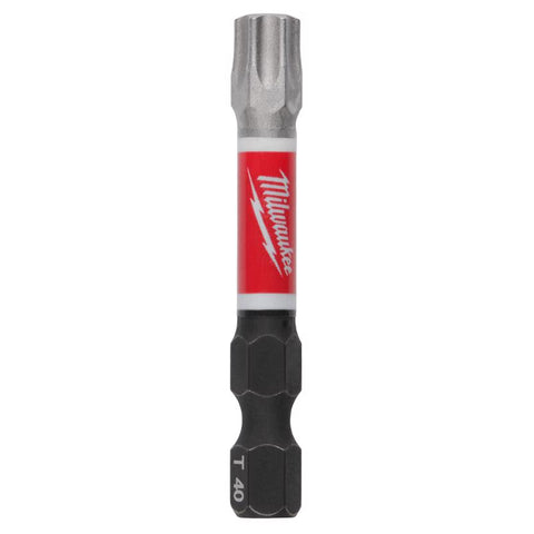 Milwaukee Shockwave Torx Impact Power Bit, 2" L x T40