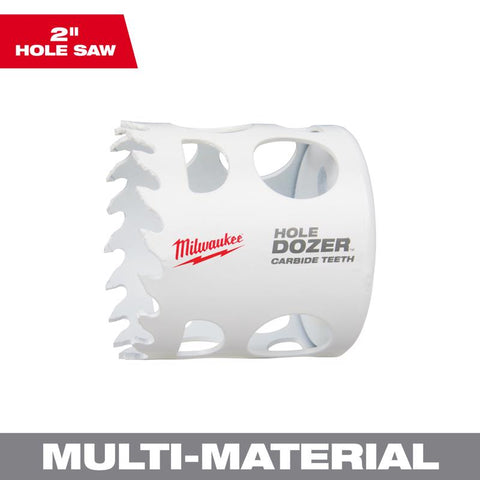 Milwaukee Hole Dozer Hole Saw, Carbide Tipped, 1-7/8" L