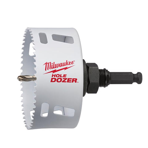 Milwaukee Hole Dozer Hole Saw, Bi-Metal, 4-1/2" Dia x 1-3/4" L