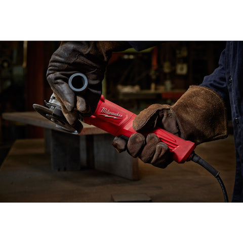 Milwaukee Corded Small Angle Grinder, Red, 11 Amp