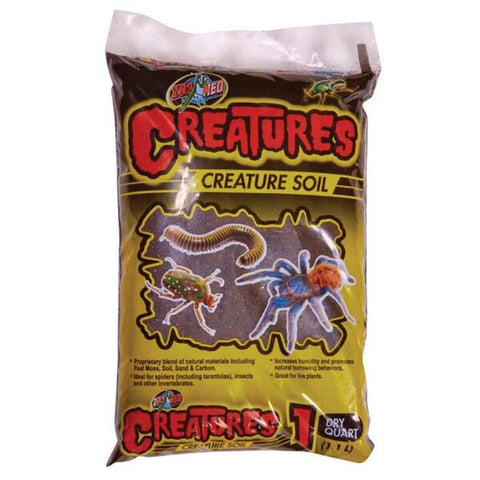 Zoo Med Creatures Creature Soil packaging, front label