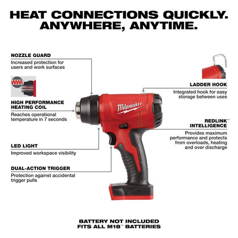 Milwaukee M18 Comp Heat Gun