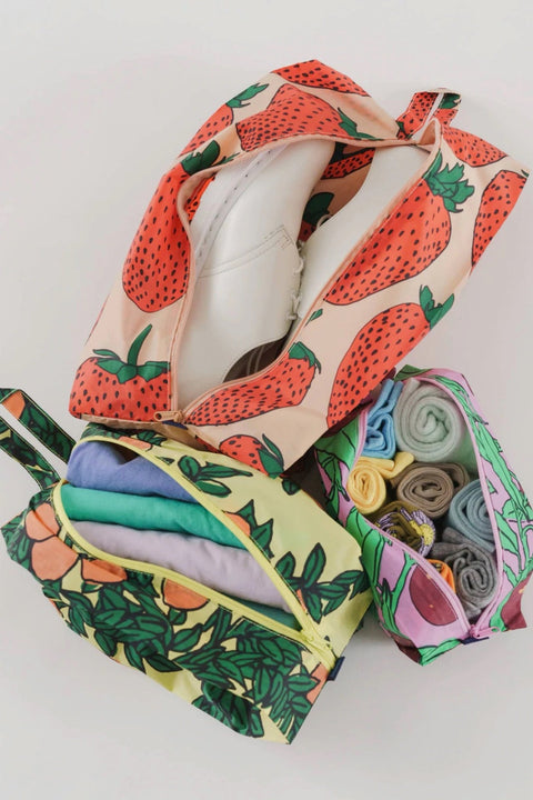 Baggu 3D Zip Set - Backyard Fruit