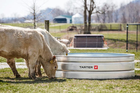 Tarter Round Mega 700 - Round Galvanized Water Tank - 8' X 2'