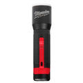Milwaukee Focusing Flashlight, 5.39", Black/Red