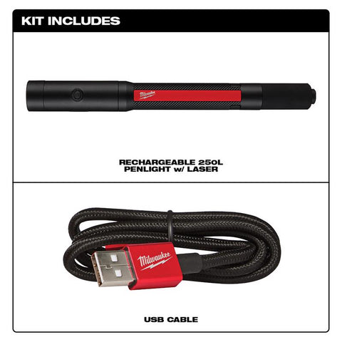 Milwaukee LED Pen Light, 250 Lumens