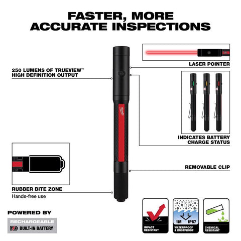 Milwaukee LED Pen Light, 250 Lumens