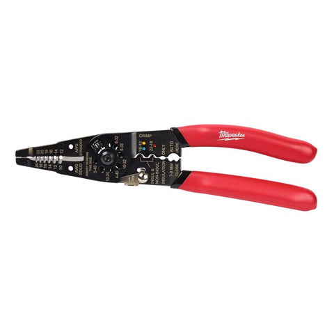 Milwaukee Multi-Purpose Wire Stripper with Crimper, 9 inch