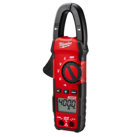 Milwaukee Digital Clamp Meter, Red, 600 Volt