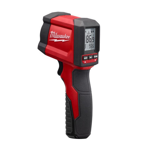 Milwaukee Infrared Thermometer, Black/Red, 9-Volt