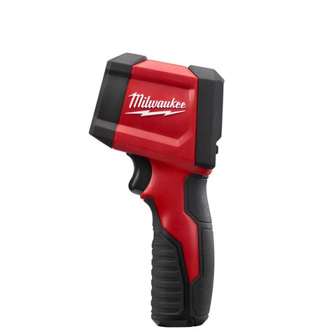 Milwaukee Infrared Thermometer, Black/Red, 9-Volt