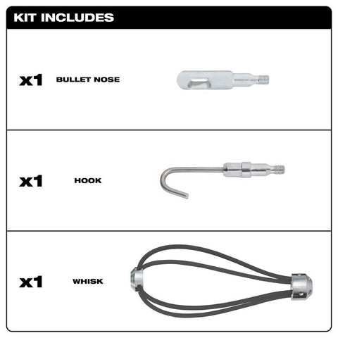 Milwaukee Fish Stick Accesory Kit, Steel