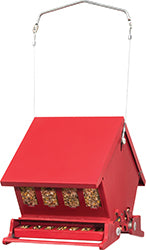 Mini Absolute Squirrel-resistant Feeder 4 LB Cap Red
