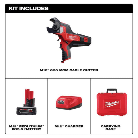 Milwaukee Cable Cutter Kit 10-1/2"